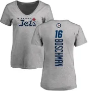 Laurie Boschman Women's Winnipeg Jets Backer T-Shirt - Ash