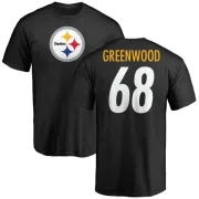 L.C. Greenwood Pittsburgh Steelers Name & Number Logo T-Shirt - Black