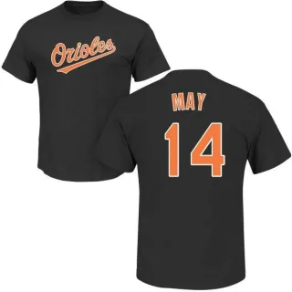 Lee May Baltimore Orioles Name & Number T-Shirt - Black