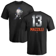 Lee Mazzilli New York Mets Midnight Mascot T-Shirt - Black