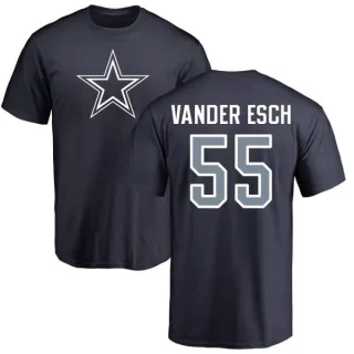 Leighton Vander Esch Dallas Cowboys Name & Number Logo T-Shirt - Navy