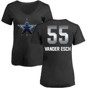 Leighton Vander Esch Women's Dallas Cowboys Midnight Mascot T-Shirt - Black