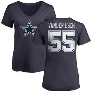 Leighton Vander Esch Women's Dallas Cowboys Name & Number T-Shirt - Navy