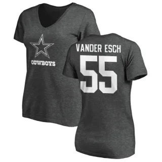 Leighton Vander Esch Women's Dallas Cowboys One Color T-Shirt - Ash