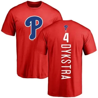 Lenny Dykstra Philadelphia Phillies Backer T-Shirt - Red