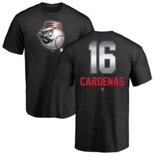 Leo Cardenas Cincinnati Reds Midnight Mascot T-Shirt - Black