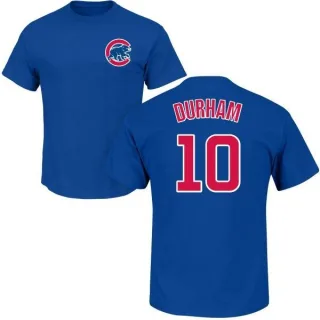 Leon Durham Chicago Cubs Name & Number T-Shirt - Royal