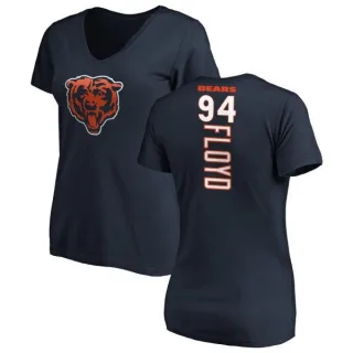 Leonard Floyd Women's Chicago Bears Backer Slim Fit T-Shirt - Navy