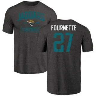 Leonard Fournette Jacksonville Jaguars Black Distressed Name & Number Tri-Blend T-Shirt