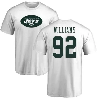 Leonard Williams New York Jets Name & Number Logo T-Shirt - White