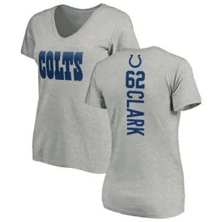 Le'Raven Clark Women's Indianapolis Colts Backer V-Neck T-Shirt - Ash