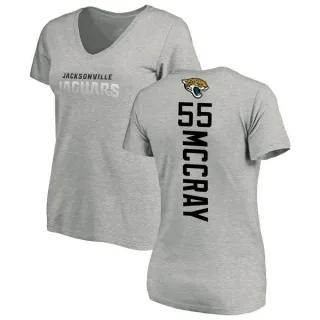 Lerentee McCray Women's Jacksonville Jaguars Backer V-Neck T-Shirt - Ash