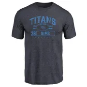 LeShaun Sims Tennessee Titans Flanker Tri-Blend T-Shirt - Navy