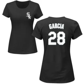 Leury Garcia Women's Chicago White Sox Name & Number T-Shirt - Black