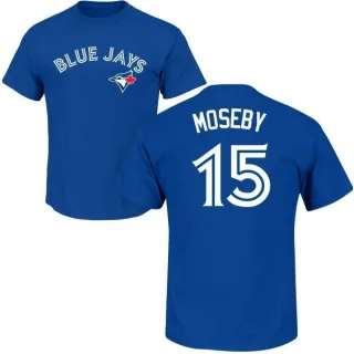 Lloyd Moseby Toronto Blue Jays Name & Number T-Shirt - Royal