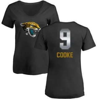 Logan Cooke Women's Jacksonville Jaguars Midnight Mascot T-Shirt - Black