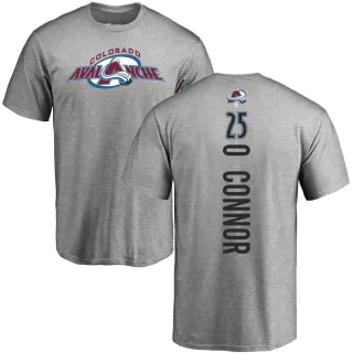 Logan OConnor Colorado Avalanche Backer T-Shirt - Ash