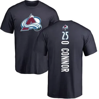 Logan OConnor Colorado Avalanche Backer T-Shirt - Navy