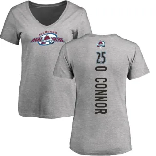 Logan OConnor Women's Colorado Avalanche Backer T-Shirt - Ash