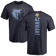 Lorenzen Wright Memphis Grizzlies Navy Backer T-Shirt