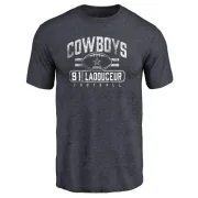 L.P. Ladouceur Dallas Cowboys Flanker Tri-Blend T-Shirt - Navy