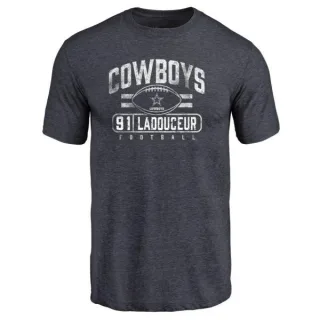 L.P. Ladouceur Dallas Cowboys Flanker Tri-Blend T-Shirt - Navy