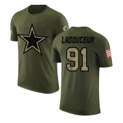 L.P. Ladouceur Dallas Cowboys Olive Salute to Service Legend T-Shirt