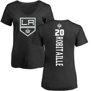 Luc Robitaille Women's Los Angeles Kings Backer T-Shirt - Black
