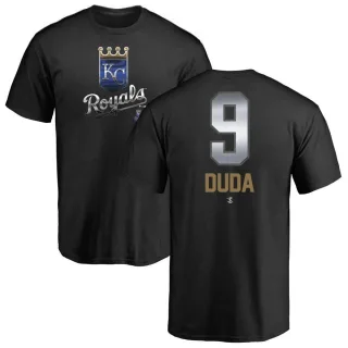 Lucas Duda Kansas City Royals Midnight Mascot T-Shirt - Black