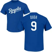 Lucas Duda Kansas City Royals Name & Number T-Shirt - Royal