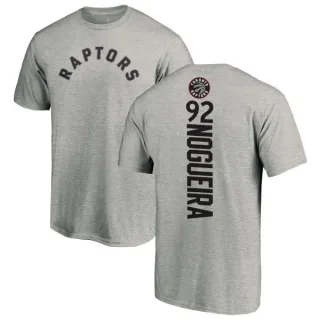 Lucas Nogueira Toronto Raptors Ash Backer T-Shirt