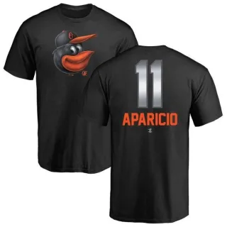 Luis Aparicio Baltimore Orioles Midnight Mascot T-Shirt - Black