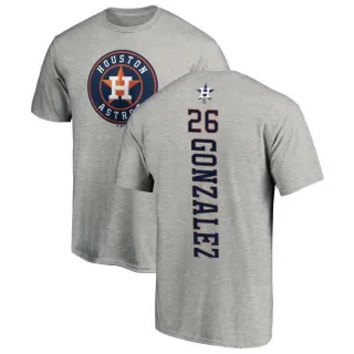 Luis Gonzalez Houston Astros Backer T-Shirt - Ash