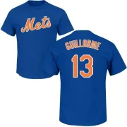 Luis Guillorme New York Mets Name & Number T-Shirt - Royal