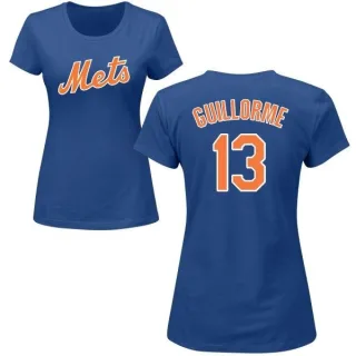 Luis Guillorme Women's New York Mets Name & Number T-Shirt - Royal