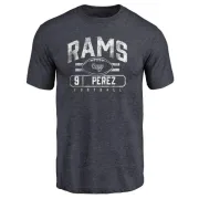 Luis Perez Los Angeles Rams Flanker Tri-Blend T-Shirt - Navy