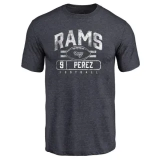 Luis Perez Los Angeles Rams Flanker Tri-Blend T-Shirt - Navy