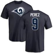 Luis Perez Los Angeles Rams Name & Number Logo T-Shirt - Navy