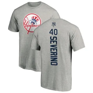 Luis Severino New York Yankees Backer T-Shirt - Ash