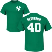 Luis Severino New York Yankees St. Patrick's Day Name & Number T-Shirt - Green