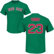 Luis Tiant Boston Red Sox St. Patrick's Day Name & Number T-Shirt - Green