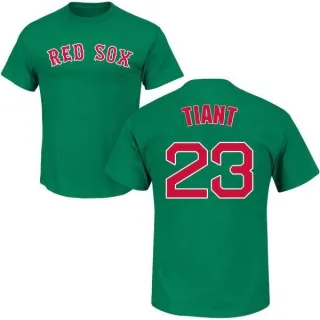 Luis Tiant Boston Red Sox St. Patrick's Day Name & Number T-Shirt - Green