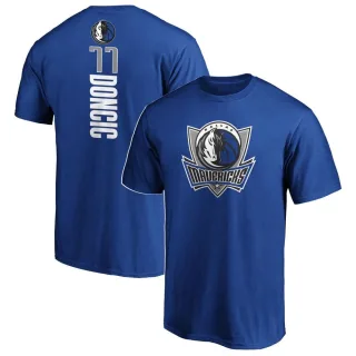 Luka Doncic Dallas Mavericks Royal Backer T-Shirt