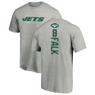 Luke Falk New York Jets Backer T-Shirt - Ash