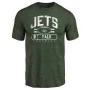 Luke Falk New York Jets Flanker Tri-Blend T-Shirt - Green