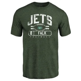 Luke Falk New York Jets Flanker Tri-Blend T-Shirt - Green