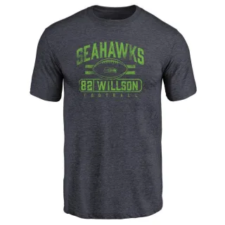 Luke Willson Seattle Seahawks Flanker Tri-Blend T-Shirt - Navy