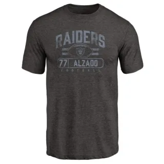 Lyle Alzado Oakland Raiders Flanker Tri-Blend T-Shirt - Black