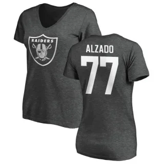 Lyle Alzado Women's Oakland Raiders One Color T-Shirt - Ash