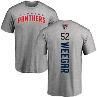 MacKenzie Weegar Florida Panthers Backer T-Shirt - Ash